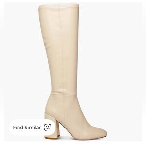 Steve madden winsloww Leather knee high boots Almond